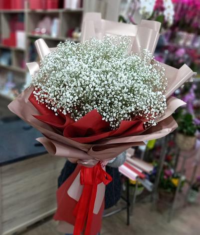 Букет цветов из: Гипсофила в Себрово