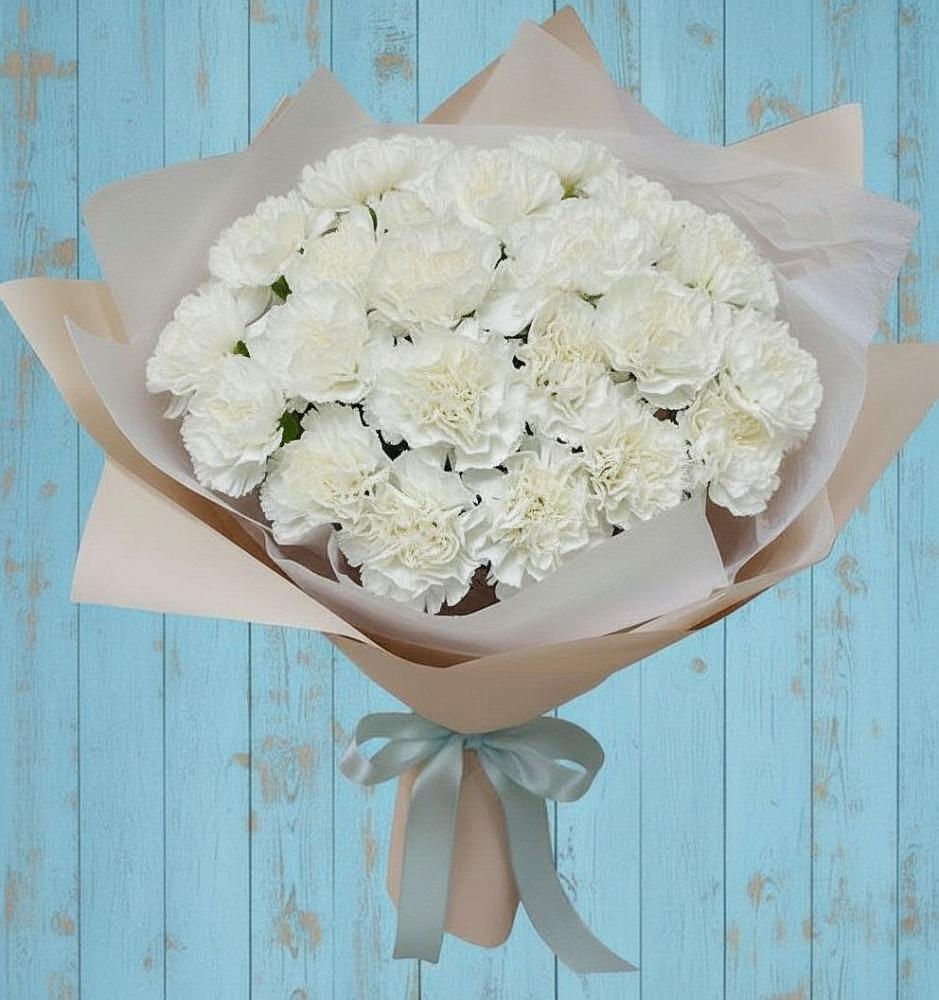 Букет цветов из: Гвоздики в Себрово