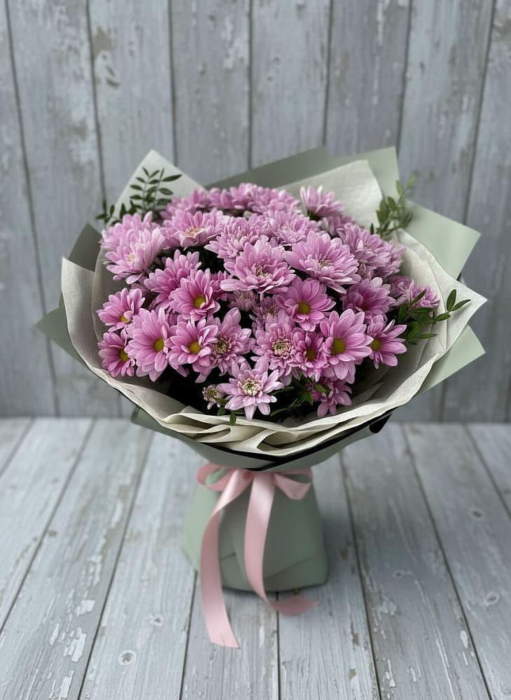 Букет цветов из: Хризантемы в Себрово