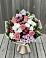 Букет цветов из: Альстромерии, Гвоздики, Розы и Хризантемы в Себрово