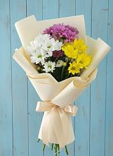 Букет цветов из:  Хризантемы в Себрово