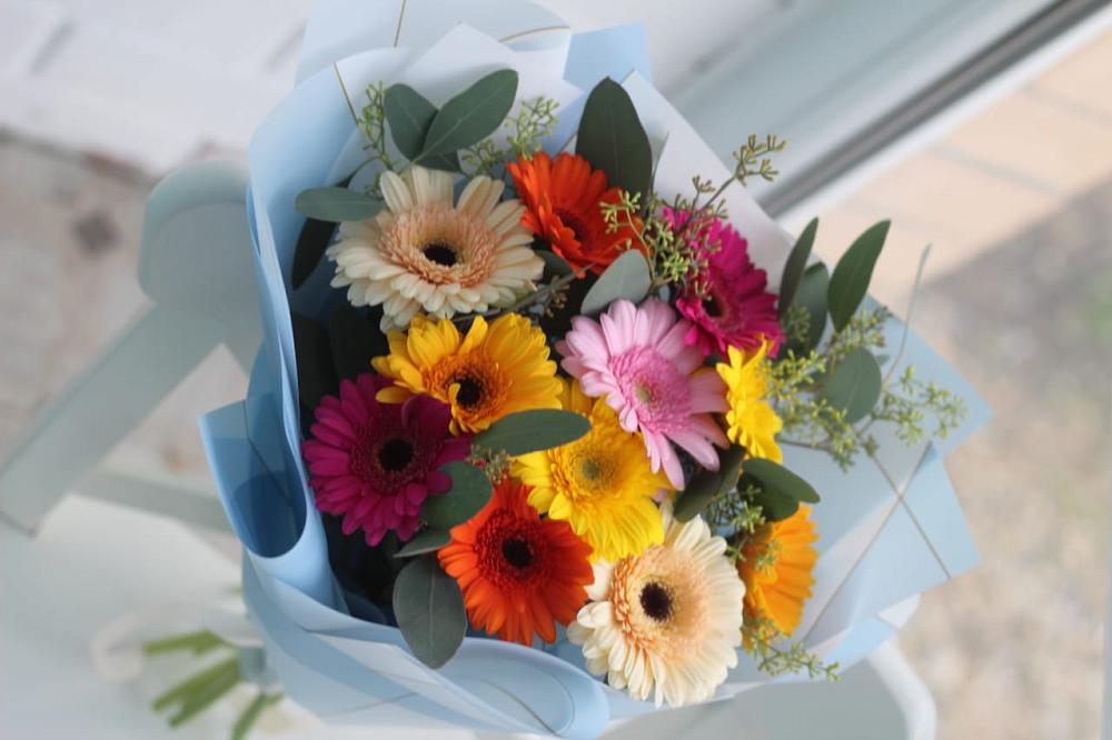 Букет цветов из: Герберы в Себрово