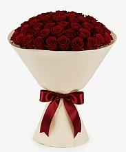 Букет 101 Бордовая роза Блэк Бакарра в Себрово