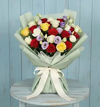 Букет цветов из:  Розы в Себрово