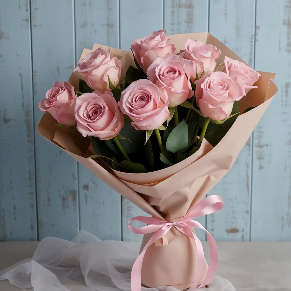 Букет цветов из: Розы в Себрово