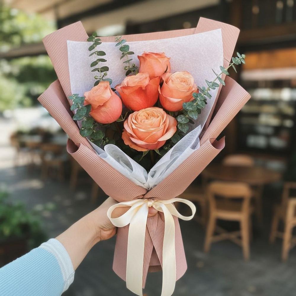 Букет цветов из: Розы в Себрово