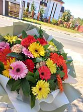 Букет цветов из:  Герберы #REPLACE_PRED# Себрово