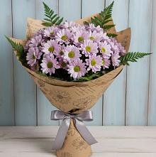 Букет цветов из:  Хризантемы в Себрово