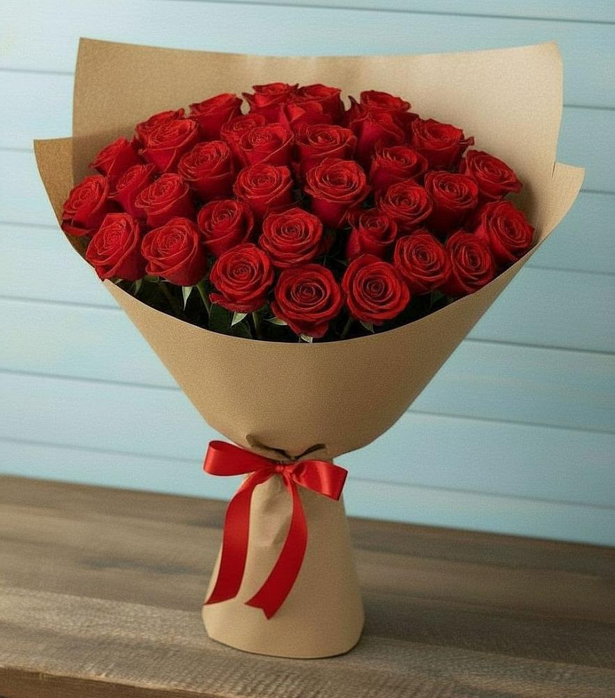 Букет Красные розы Милано в Себрово