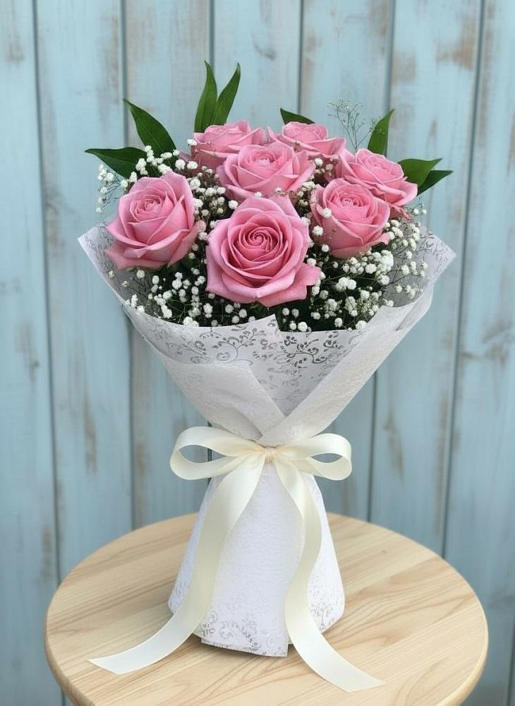 Букет цветов из: Розы в Себрово