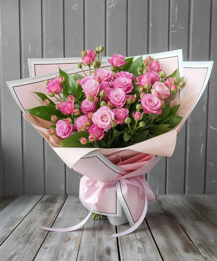 Букет Розовый кустик в Себрово