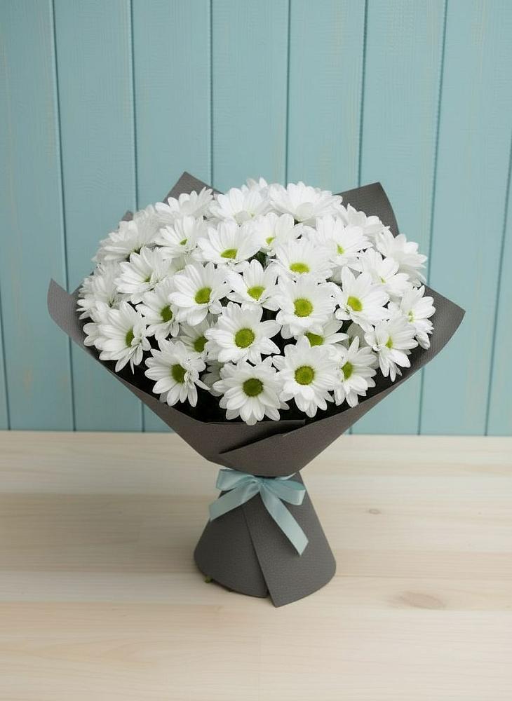 Букет цветов из: Хризантемы в Себрово