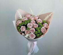 Букет цветов из:  Розы и Хризантемы в Себрово