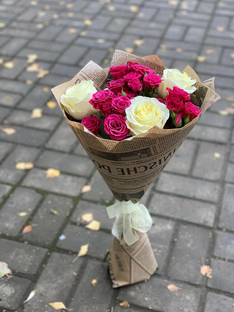 Букет цветов из: Розы в Себрово