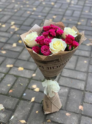 Букет цветов из: Розы в Себрово