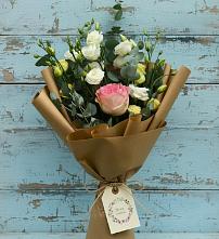 Букет цветов из:  Розы и Лизиантусы #REPLACE_PRED# Себрово